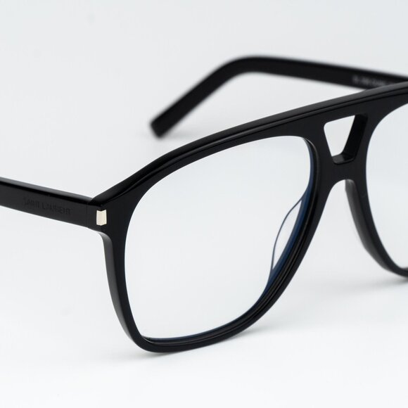 Saint Laurent DUNE Women Eyeglasses Black Pilot SL596 DUNE OPT 001 NEW AUTHENTIC - Picture 5 of 15